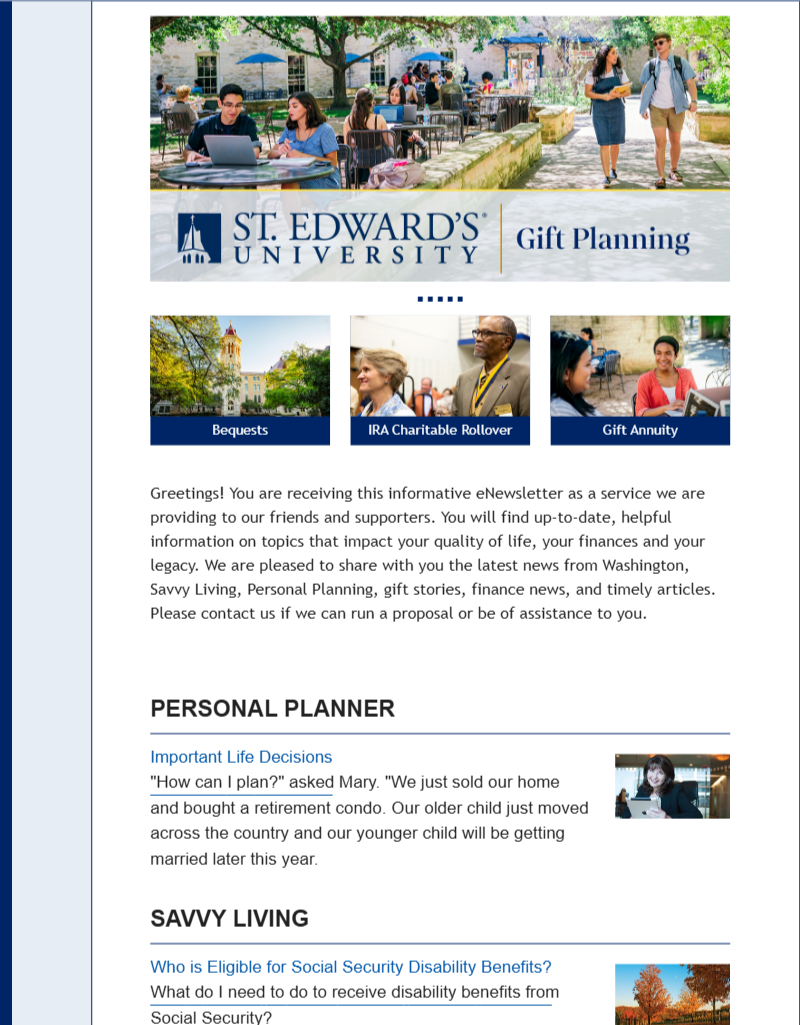 Enewsletter